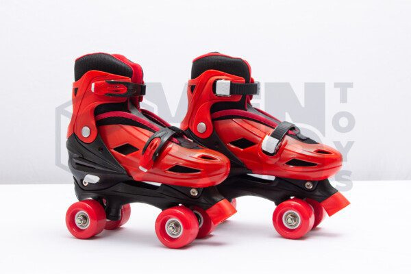 PATINES 4 RUEDAS EN PARALELO BW125 COLOR ROJO