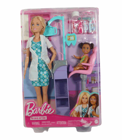 Set de juego Barbie "Tú Puedes Ser Lo Que Quieras" temática Dentista