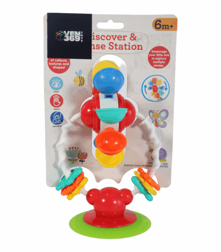 Juguete Playgo Estación Descubre Y Siente con base roja y verde