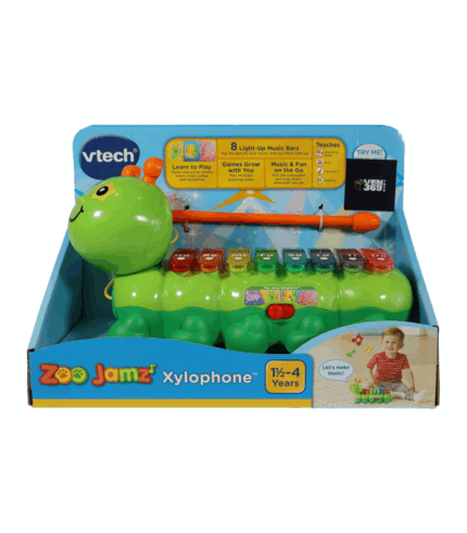 Xilófono VTech Zoo Jamz de arrastre para bebés y niños pequeños