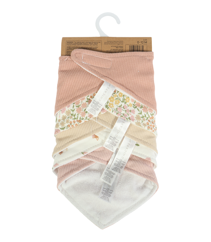 Baberos bandana de niña CHICKPEA