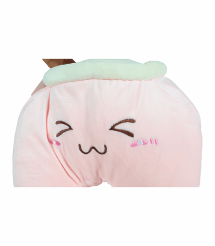 cojín Kawaii con rostro feliz