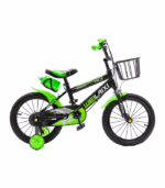 color negro con detalles en verde lima brillante