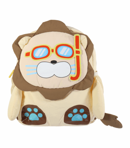 Mochila para niños con diseño completo de león