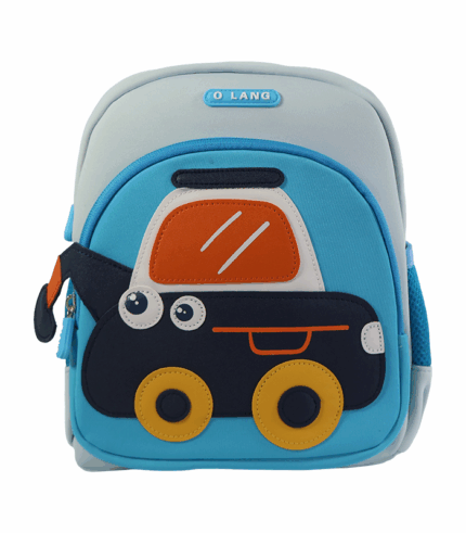 Mochila infantil de neopreno en tonos azul claro y medio