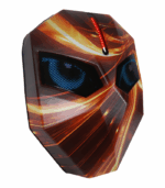 Mochila LED Grande Diseño Flama y Ojos - Imagen 4