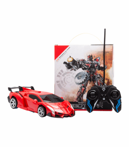 en su forma de robot parcialmente transformado