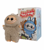 Labubu The Monsters Figura de Vinilo y Peluche (Beige) - Imagen 4