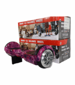 Hoverboard Eléctrico Diseño Galaxia Rosa - Imagen 4