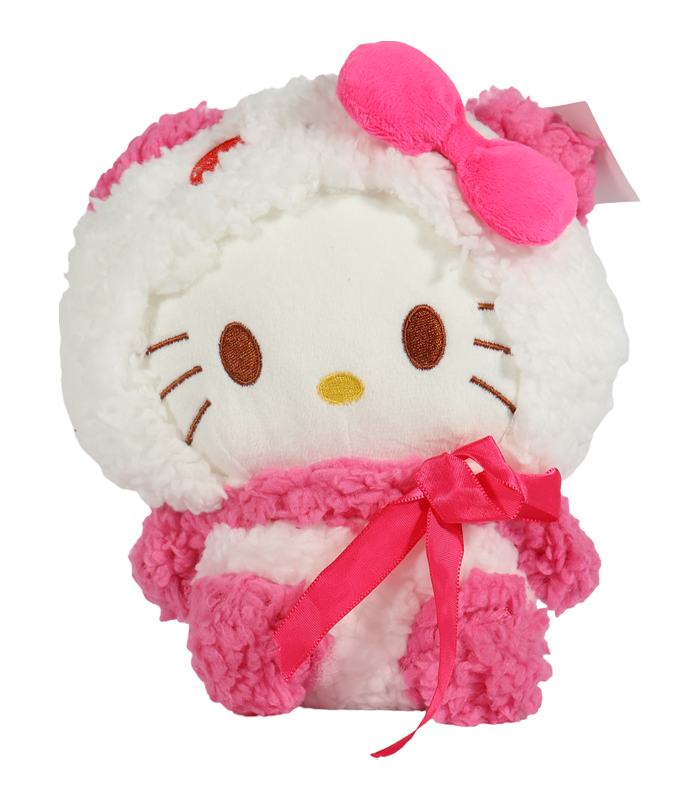 Peluche de Hello Kitty en posición frontal