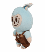 Peluche Labubu Azul con Overol de Pana - Imagen 3
