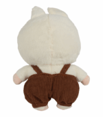 Peluche Labubu Cremoso con Overol de Pana - Imagen 5