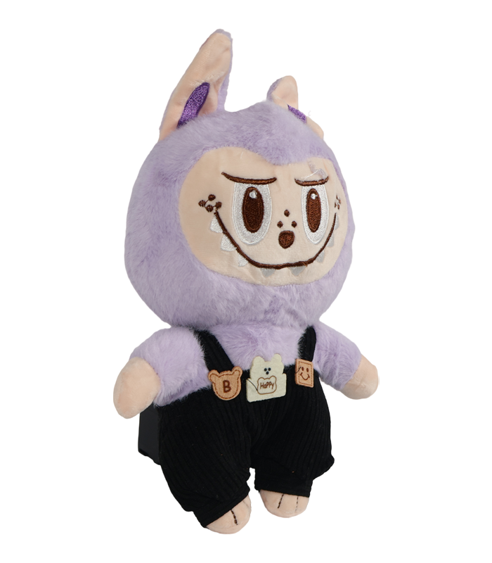 con una cabeza redonda y peluda