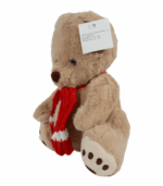 Osito de Peluche Marrón con Bufanda Navideña - Imagen 5