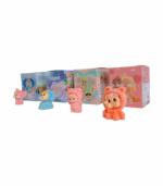 con la caja pastel de la serie de fondo.