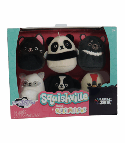 Pack de 6 Squishmallows de la colección Squishville