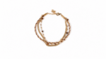 Trío de pulsera con piedras ojo de tigre