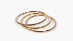 Trío de pulseras Oro y Rosegold - Imagen 2