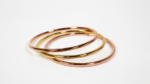 Trío de pulseras Oro y Rosegold