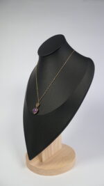 Cadena Corazon de Amatista - Imagen 2