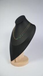 Cadena doble con Perlas de Aventurina - Imagen 3